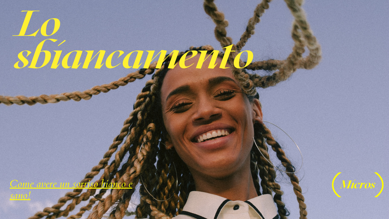 lo sbiancamento dentale